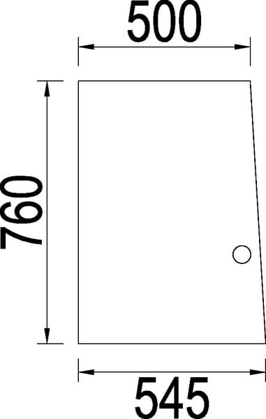 Heckscheibe schiebbar (3217771R1) von Case IH
