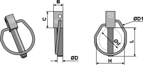 IHOF Klappsplint Ø4,5x32