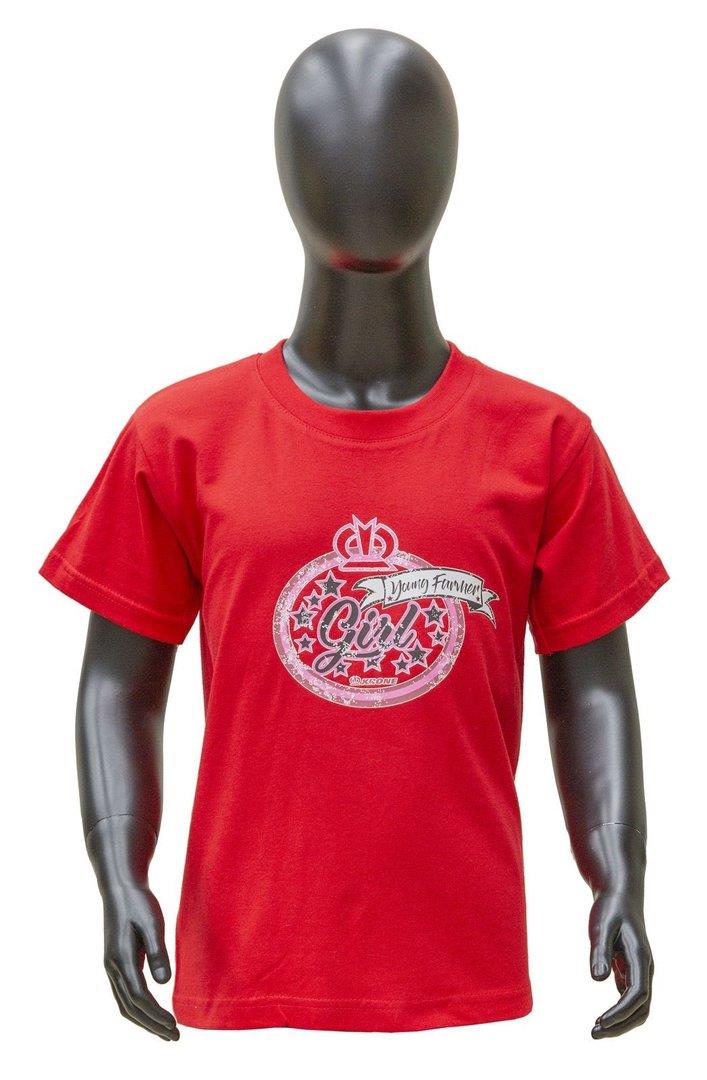 KRONE T-SHIRT GIRL ROT KRONE T-SHIRT GIRL ROT