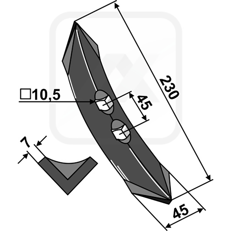 Landwirtschaft Bodenbearbeitung Grubber Schare & Leitbleche Schar 