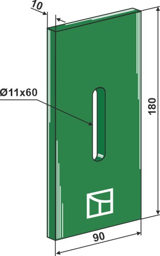 IHOF Greenflex Kunststoff-Abstreifer für Packerwalzen