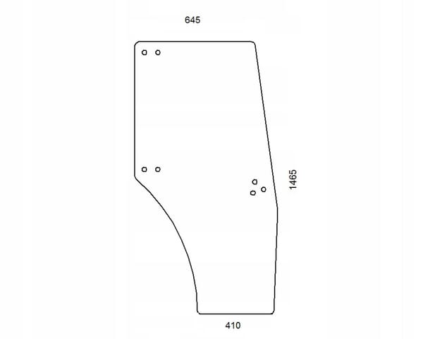 Türglas komplett von Deutz 00098821010