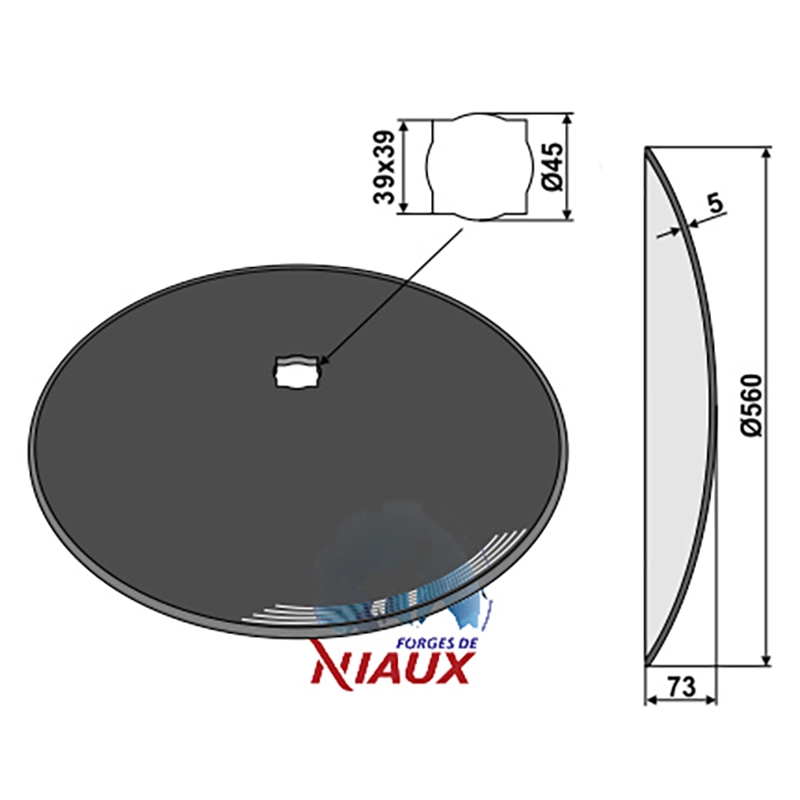 Landwirtschaft Bodenbearbeitung Scheibeneggen Scheibe glatt Simba