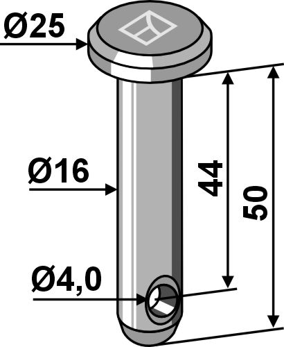 IHOF Splintbolzen Ø16x45
