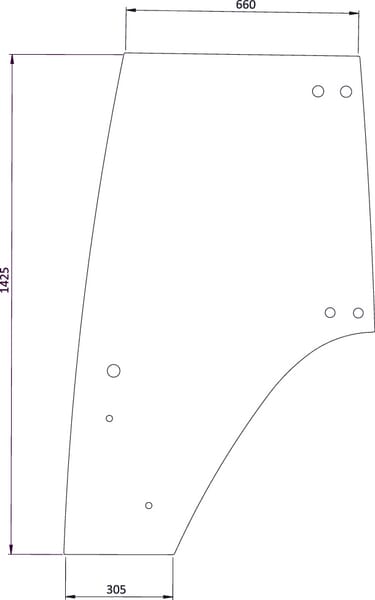 Kramp Türscheibe 117810030010KR