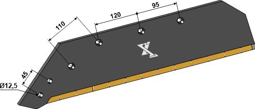 IHOF Wechselspitzenschar - 20'' - links - Hartmetall