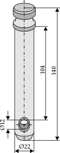 IHOF Unterlenkerbolzen - Kat. I