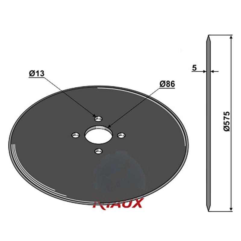 Landwirtschaft Bodenbearbeitung Scheibeneggen Sechscheibe glatt Niaux|KET Weimar