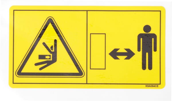 Sicherheitsaufkleber (K9A084CE) von Kuhn