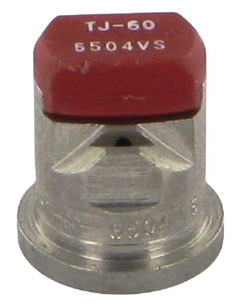 Doppelflachstrahldüse TJ 65° rot V2A TJ606504VS