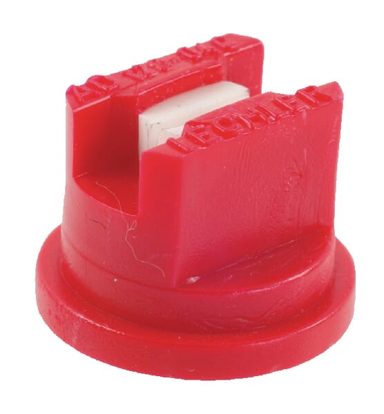 Flachstrahldüse AD 120° rot Keramik AD12004C