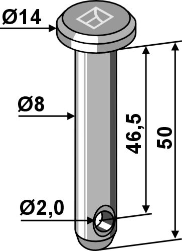 IHOF Splintbolzen Ø8x50