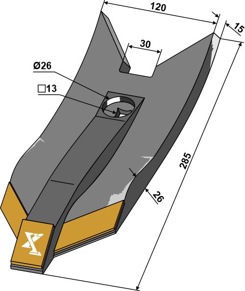 IHOF Scharspitze - Hartmetall