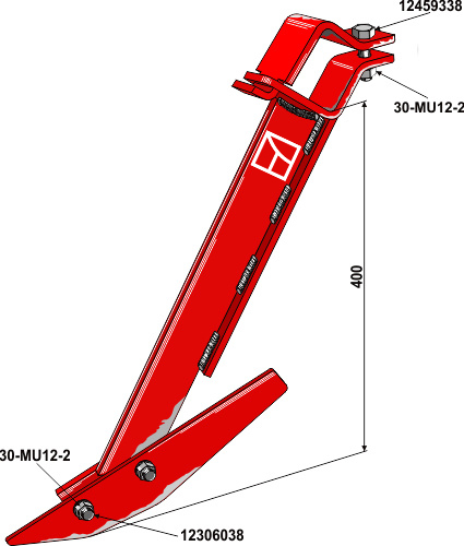 IHOF Abstreiferarm für Dachringwalze - Kpl.