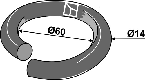 IHOF Netzring Ø90