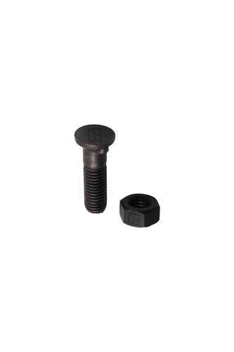 1245N IHOF Pflugschraube M12x1,75x45 mit Sechskantmutter