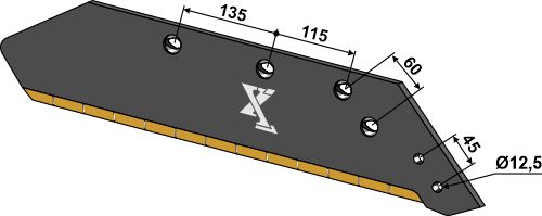 IHOF Wechselspitzenschar - 16'' - rechts - Hartmetall