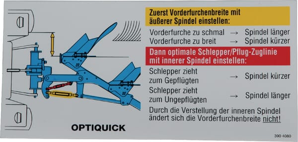 Aufkleber Optiquick Opal D 3904080