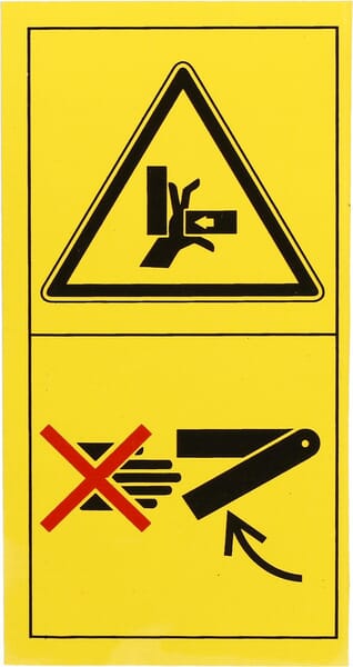 Pikt.V Quetschgefahr Hand CE (K9A069CE) von Kuhn