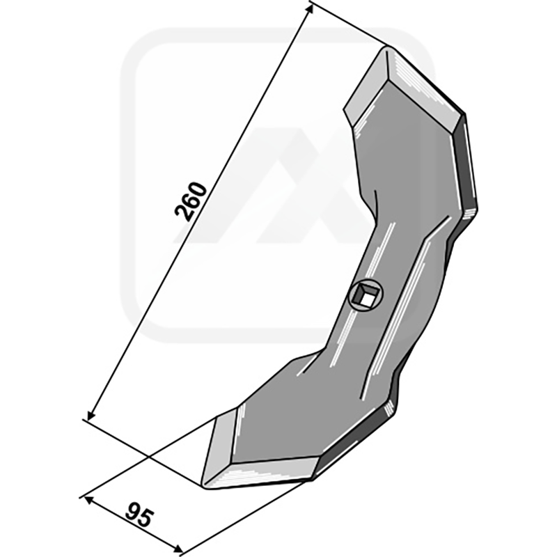 Landwirtschaft Bodenbearbeitung Grubber Schare & Leitbleche Fraudge-Schar Fraudge