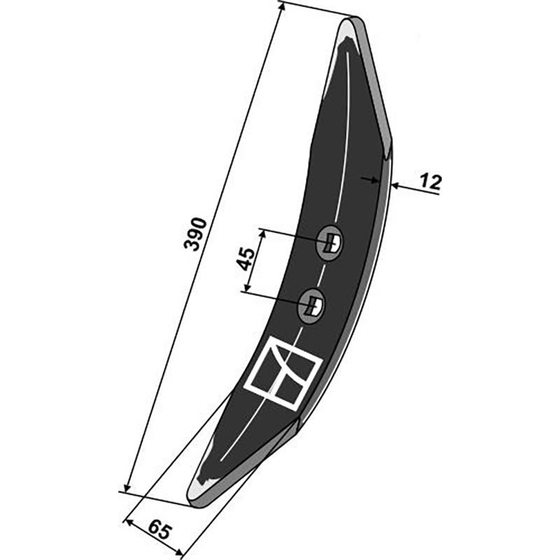 Landwirtschaft Bodenbearbeitung Grubber Schare & Leitbleche Schar Chisel 