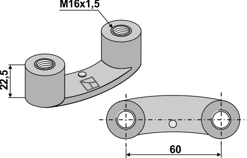 IHOF Bügelmutter - M16x1,5