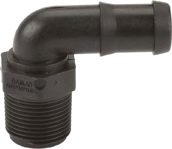 Schlauchtülle 3/4" AG NPT x 3/4" 90° HB07590