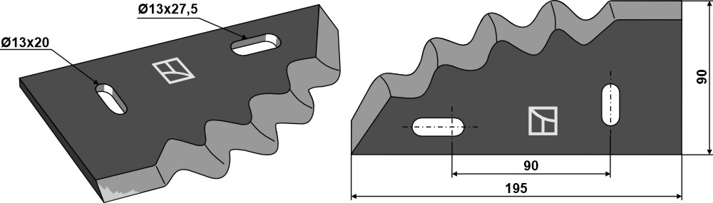 IHOF Futtermischwagenmesser, rechts