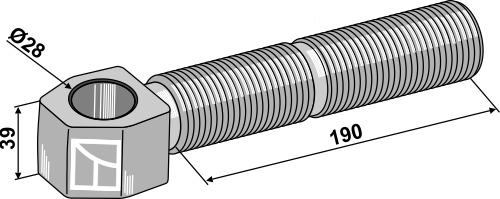 IHOF Gelenkspindel Ø28