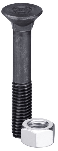 1295810 IHOF Pflugschraube DIN608 M12x1,75x95 und Sechskantmutter