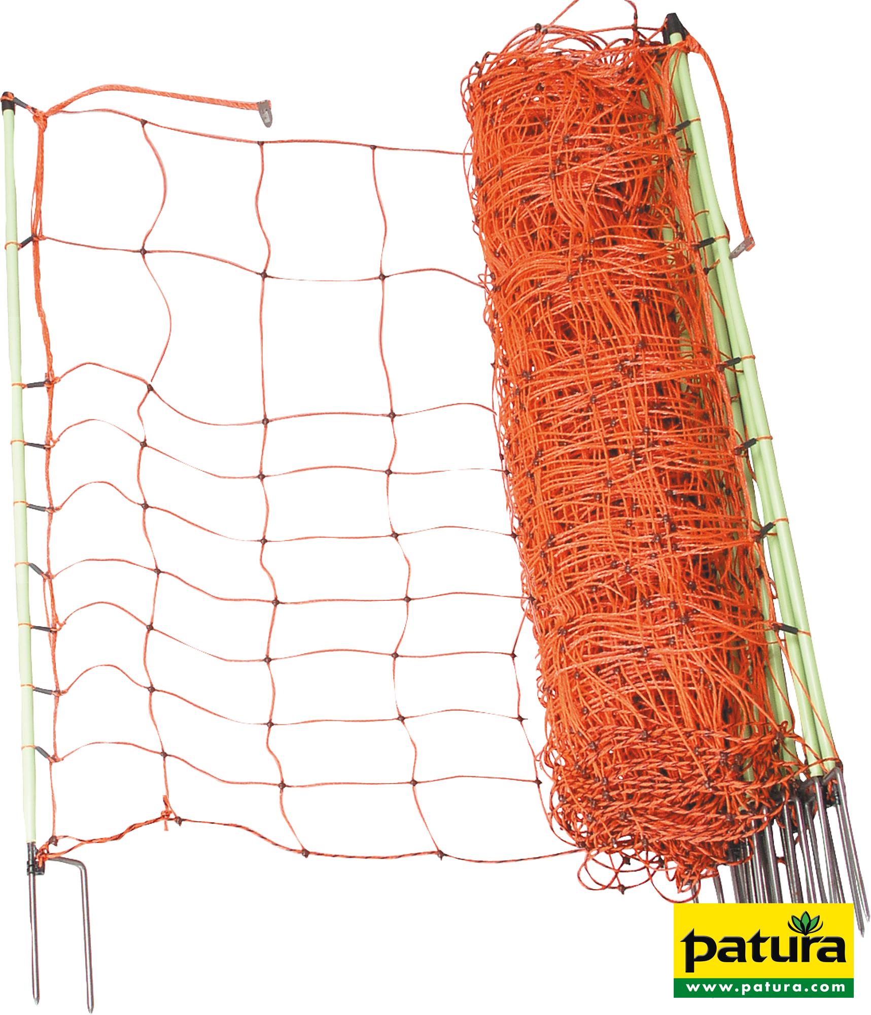 ELEKTROZAUNNETZ 90CM HOCH M.DOPPELS