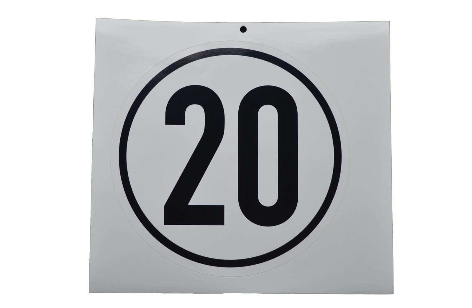 20KM/H AUFKLEBER 20KM/H AUFKLEBER