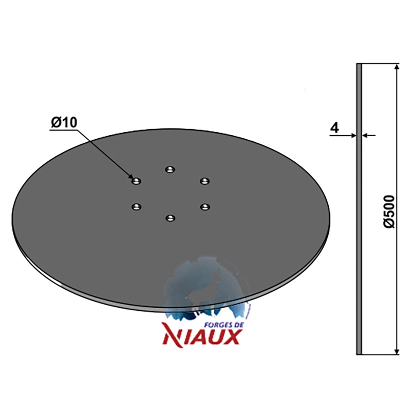 Landwirtschaft Bodenbearbeitung Scheibeneggen Sechscheibe glatt Lemken|Niaux