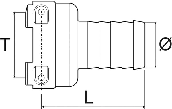 279154 Adapter T5M/ 1" "Banjo" Adapter T5M/ 1" "Banjo" 279154