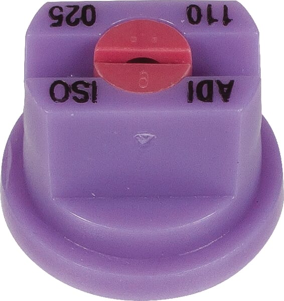 ADI110025 Flachstrahldüse ADI 110° lila Keramik Flachstrahldüse ADI 110° lila Keramik ADI110025