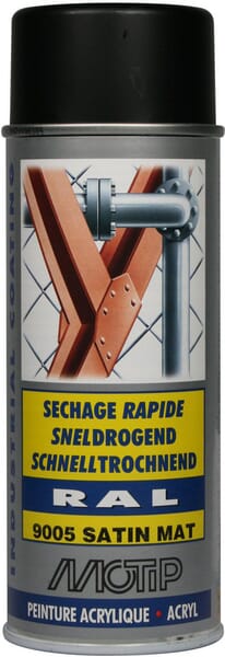 07164 RAL 9005 Acr. spray Schwarzsat Motip RAL 9005 Acr. spray Schwarzsat #07164
