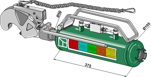 IHOF Hydraulische Oberlenker Grundkörper - Kat. III