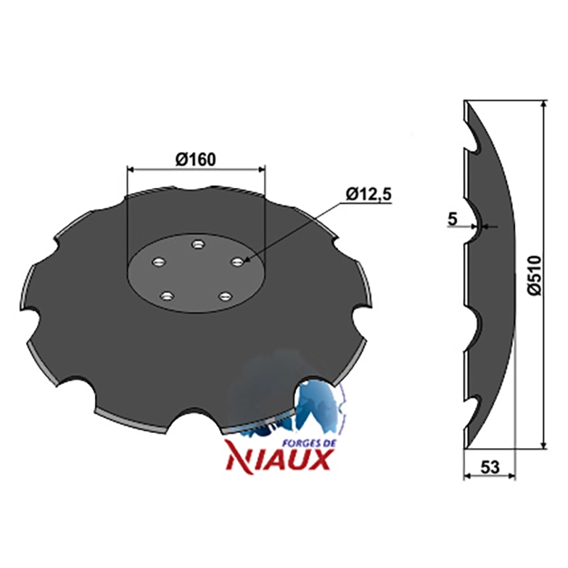 Landwirtschaft Bodenbearbeitung Scheibeneggen Scheibe Gezahnt gezackt Samson
