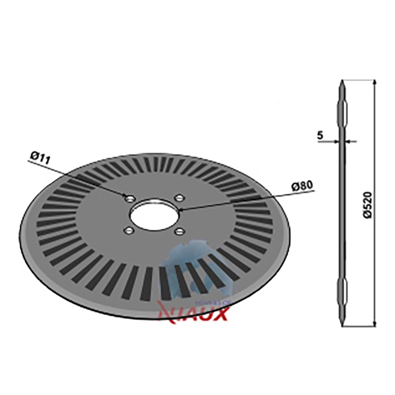 Landwirtschaft Bodenbearbeitung Scheibeneggen Sechscheibe glatt Agrolux|Massey Ferguson|Överum / Fiskars