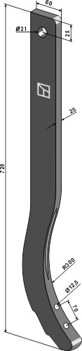 IHOF Schwergrubberstiel - 720mm