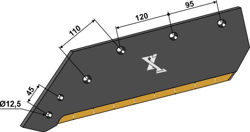 IHOF Wechselspitzenschar - 14'' - links - Hartmetall