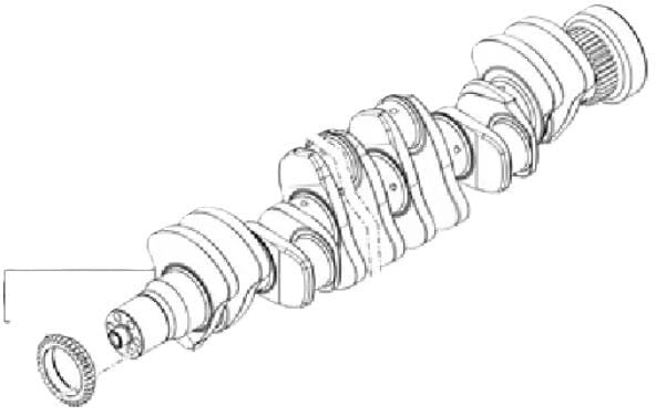 Kurbelwelle (504203872FPT) von New Holland