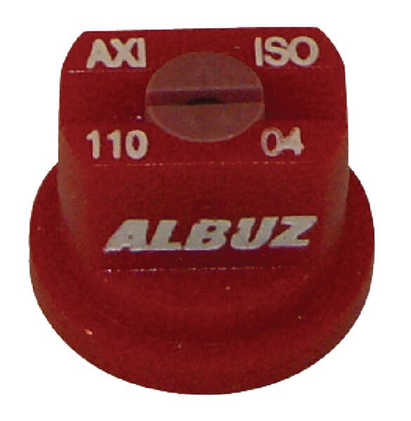 Flachstrahldüse AXI 110° rot Keramik AXI11004