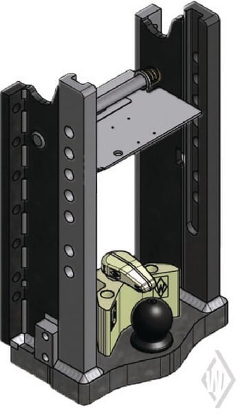 Walterscheid Lagerbock KU308KK Kugelkupplung 80 mm 329mm 8004666