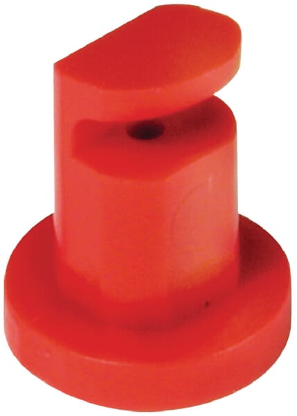 Flachstrahldüse AN Polijet 130° rot Kunststoff AN24