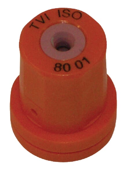 Hohlkegel Injektordüse TVI 80° orange Keramik TVI8001