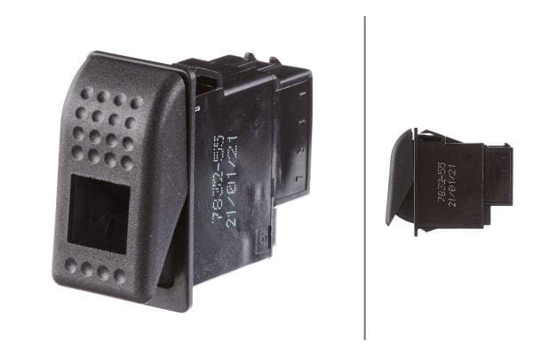 Hella Wippschalter, (II+)-I-0, 4-polig, ohne Komfortfunktion 6RH007832551