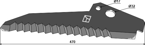 IHOF Ladewagenmesser 470mm