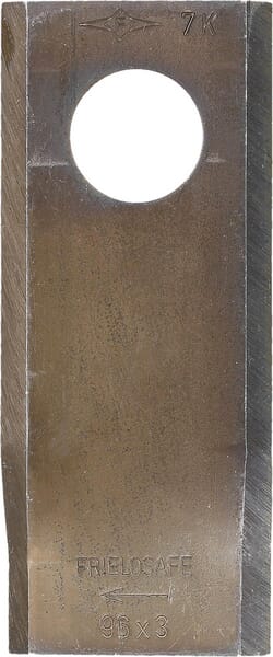 Kramp Mähmesser rechts 96x40x3 mm, Bohrung Ø 19 mm, geeignet für Deutz Fahr, 25er-Packung VF16502726KR