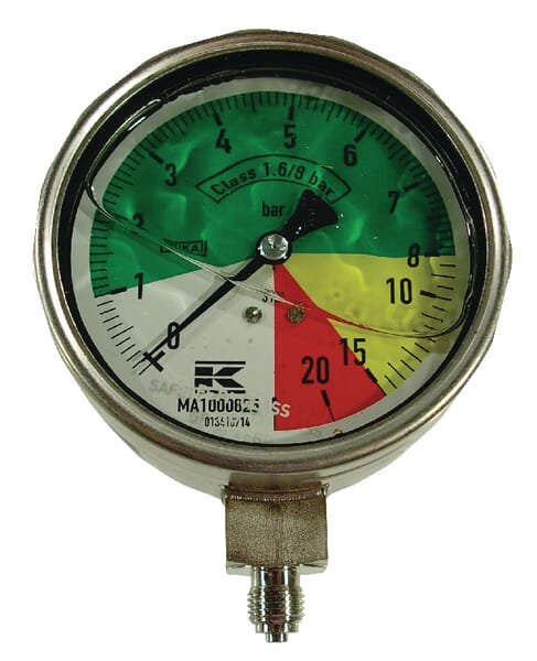 Manometer 100 1/4"unt.AHL-fest MA1000825